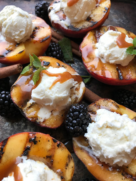 Grilled Peaches – Caramel Kitchen